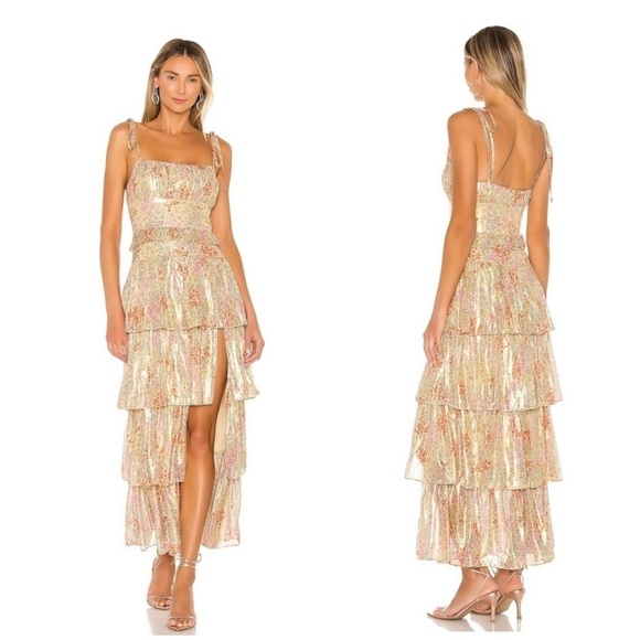 NEW! Lovers + Friends Santorini Maxi Dress ✨ Sz Large NWT! - Picture 1 of 9